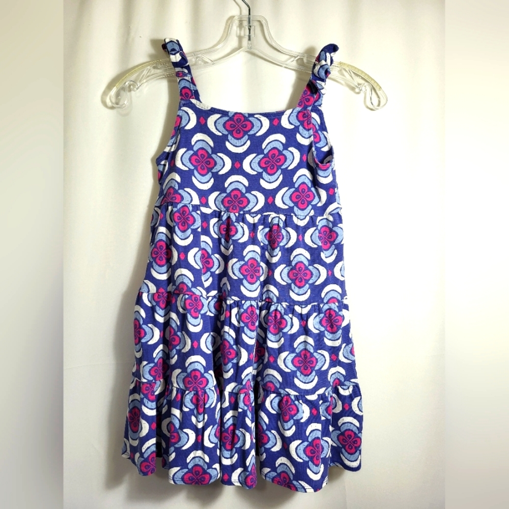 Gymboree blue and pink dress   girls 7  #1704